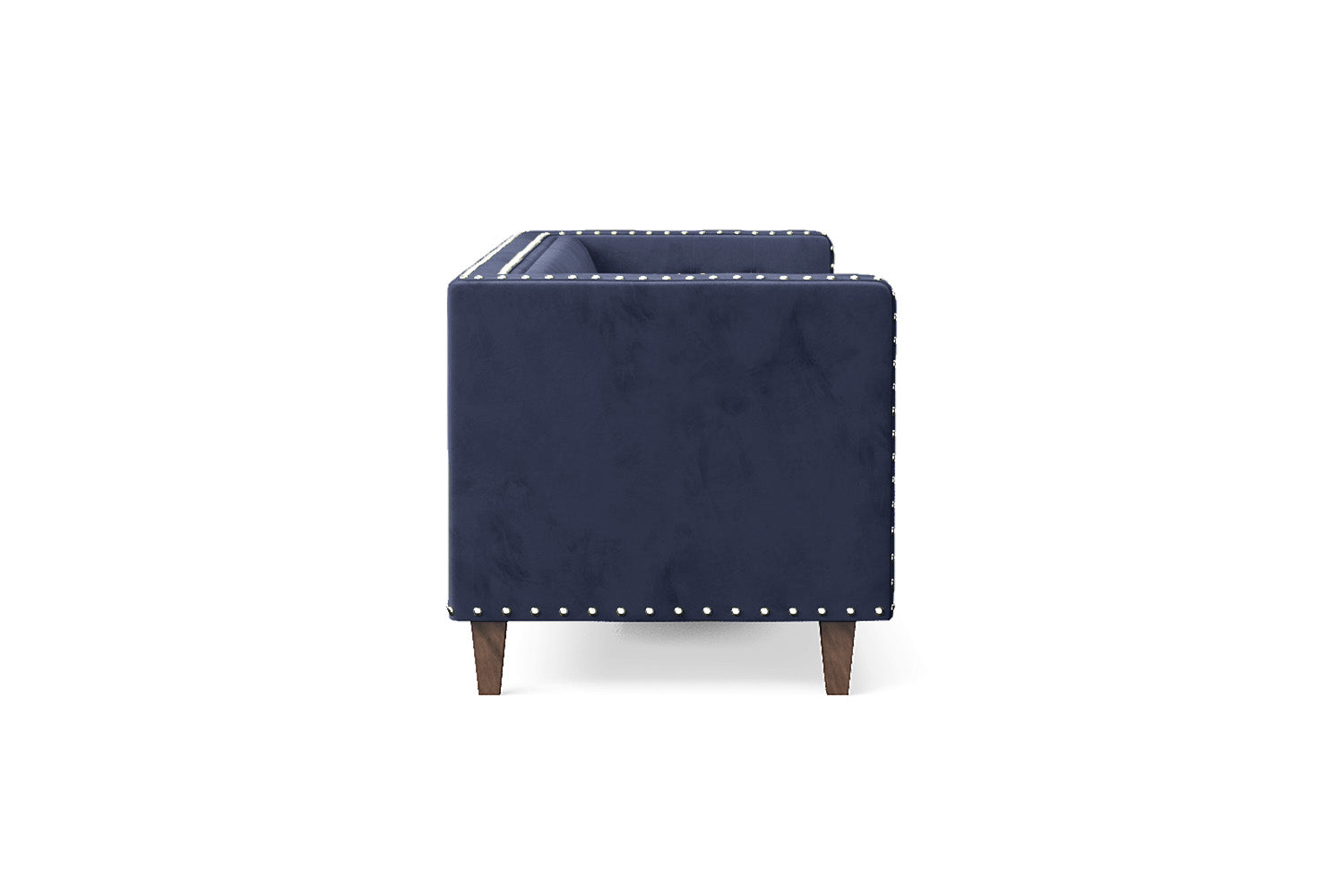 Rovigo 4 Seater Sofa Dark Blue Velvet