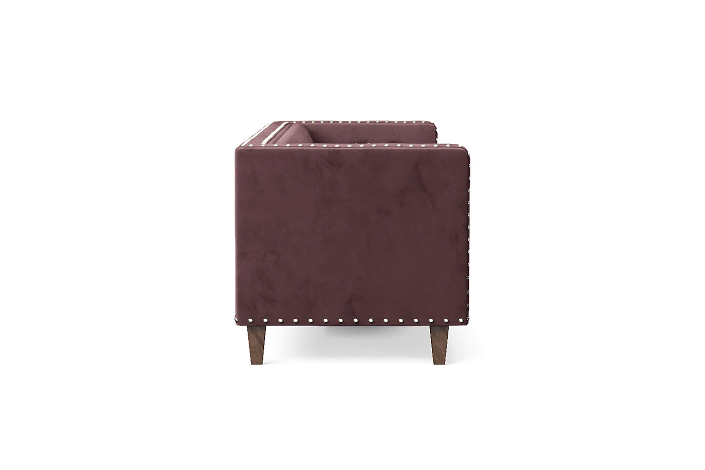 Rovigo 4 Seater Sofa Grape Velvet