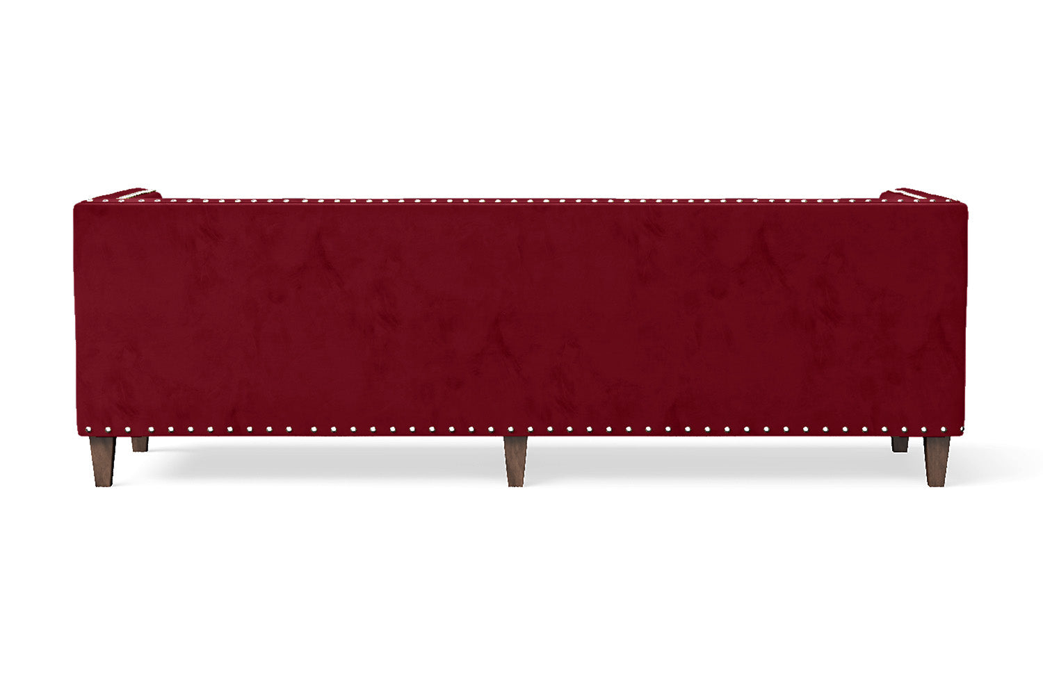 Rovigo 4 Seater Sofa Red Velvet