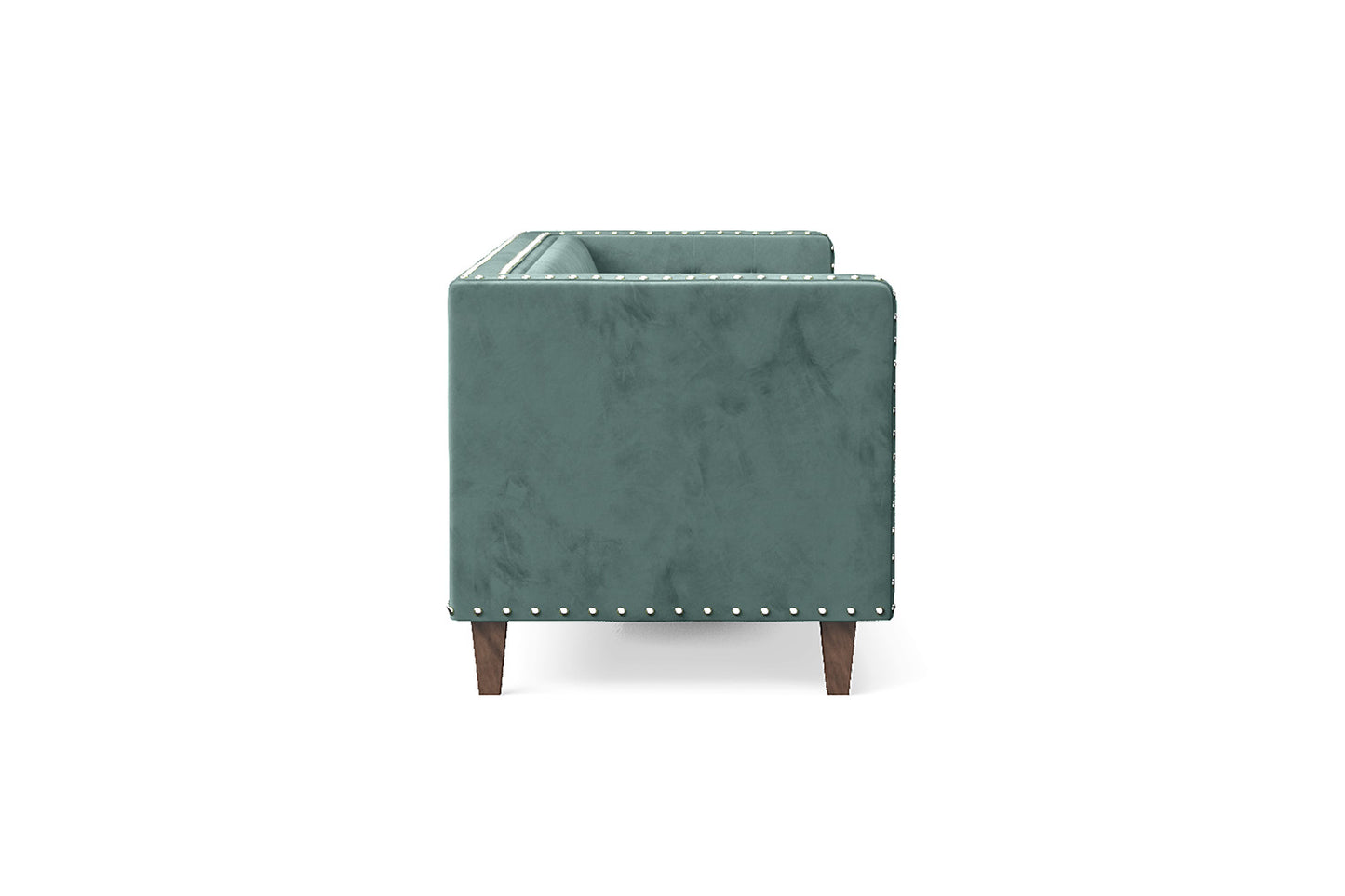 Rovigo 4 Seater Sofa Teal Velvet