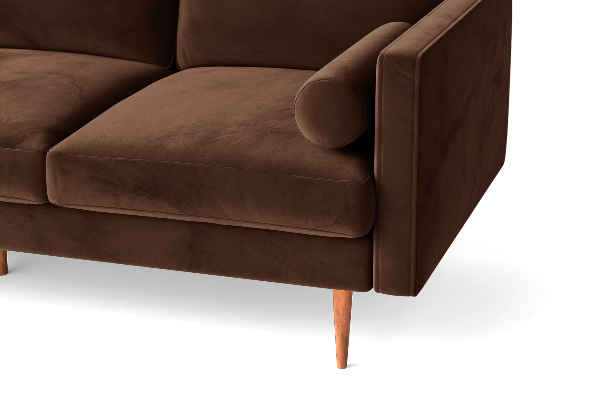 Salerno Armchair Coffee Brown Velvet