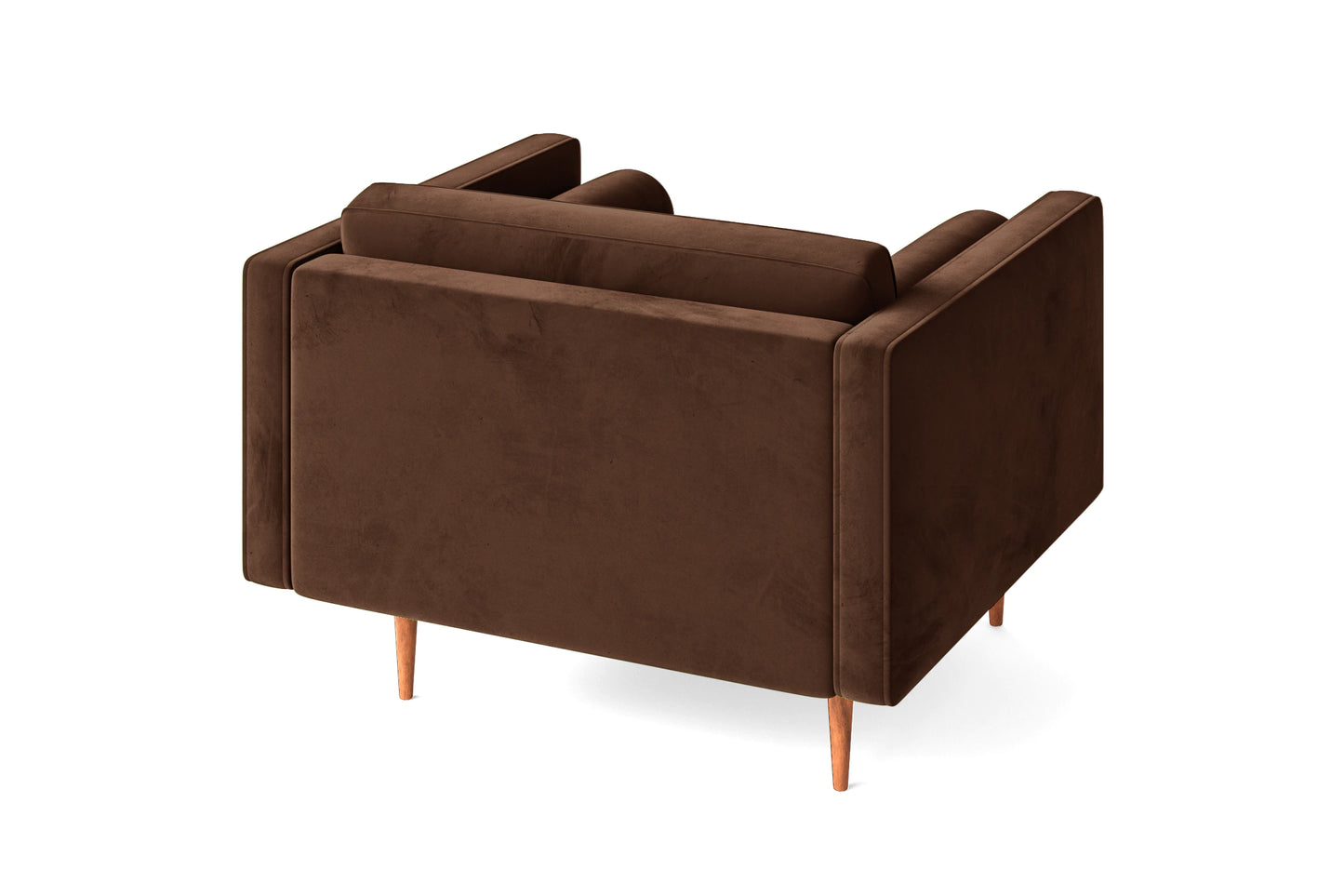 Salerno Armchair Coffee Brown Velvet