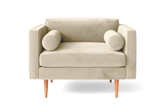 Salerno Armchair Cream Velvet