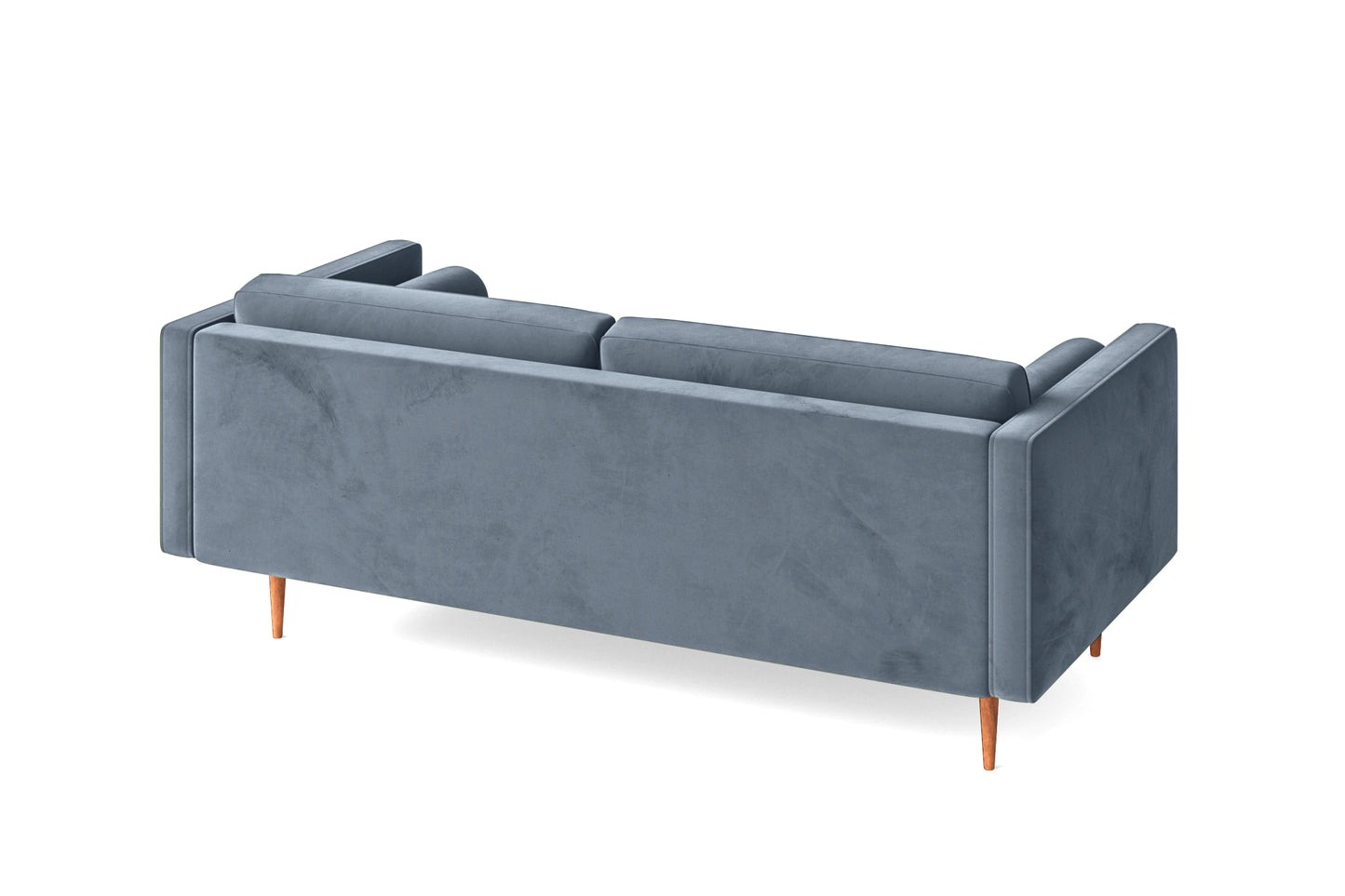 Salerno 2 Seater Sofa Baby Blue Velvet