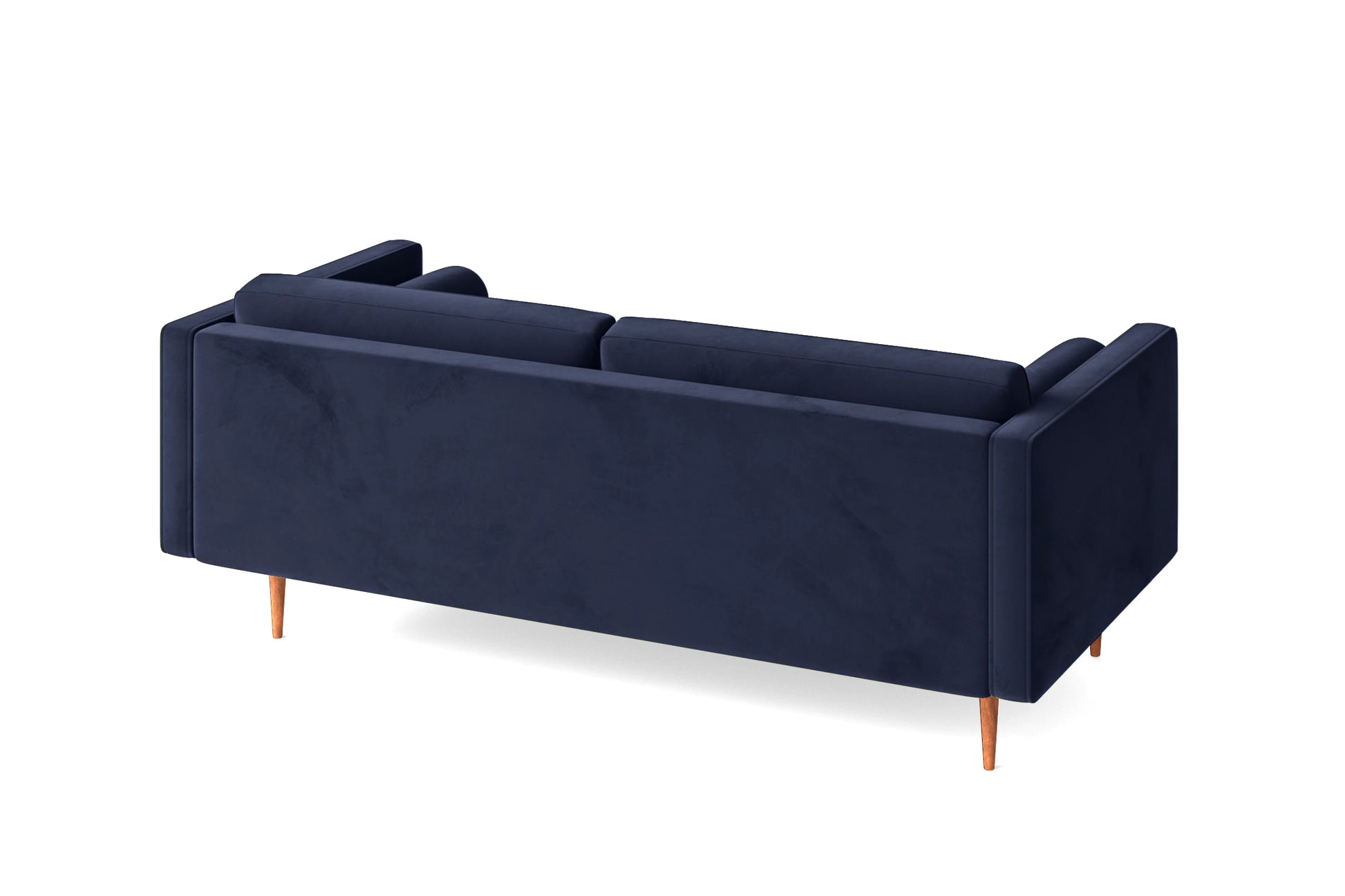 Salerno 2 Seater Sofa Dark Blue Velvet