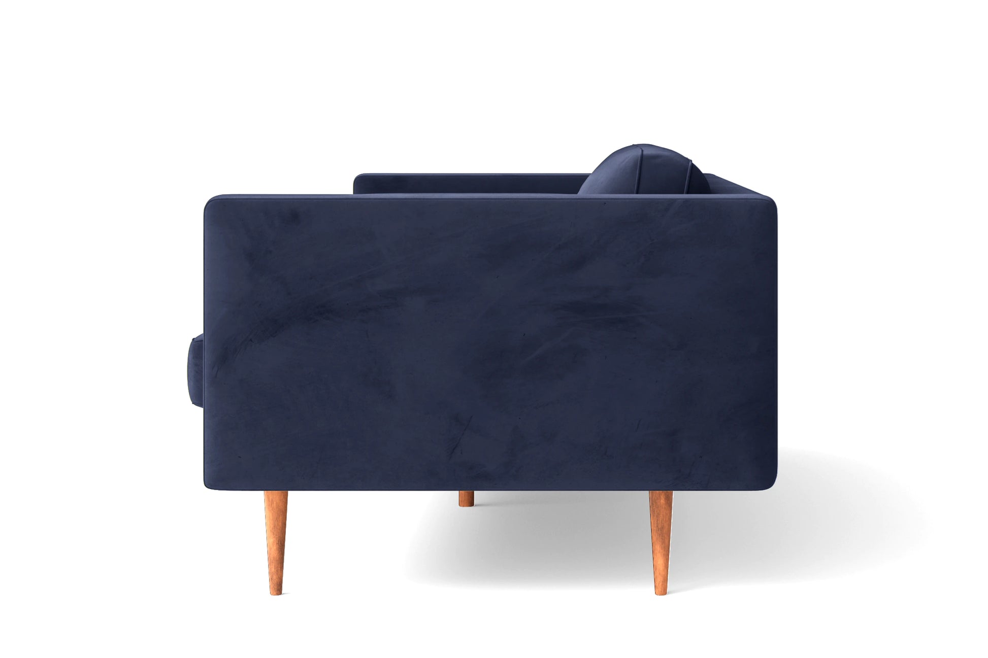 Salerno 2 Seater Sofa Dark Blue Velvet