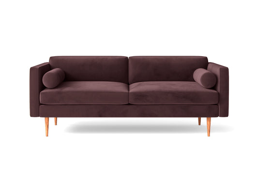 Salerno 2 Seater Sofa Grape Velvet