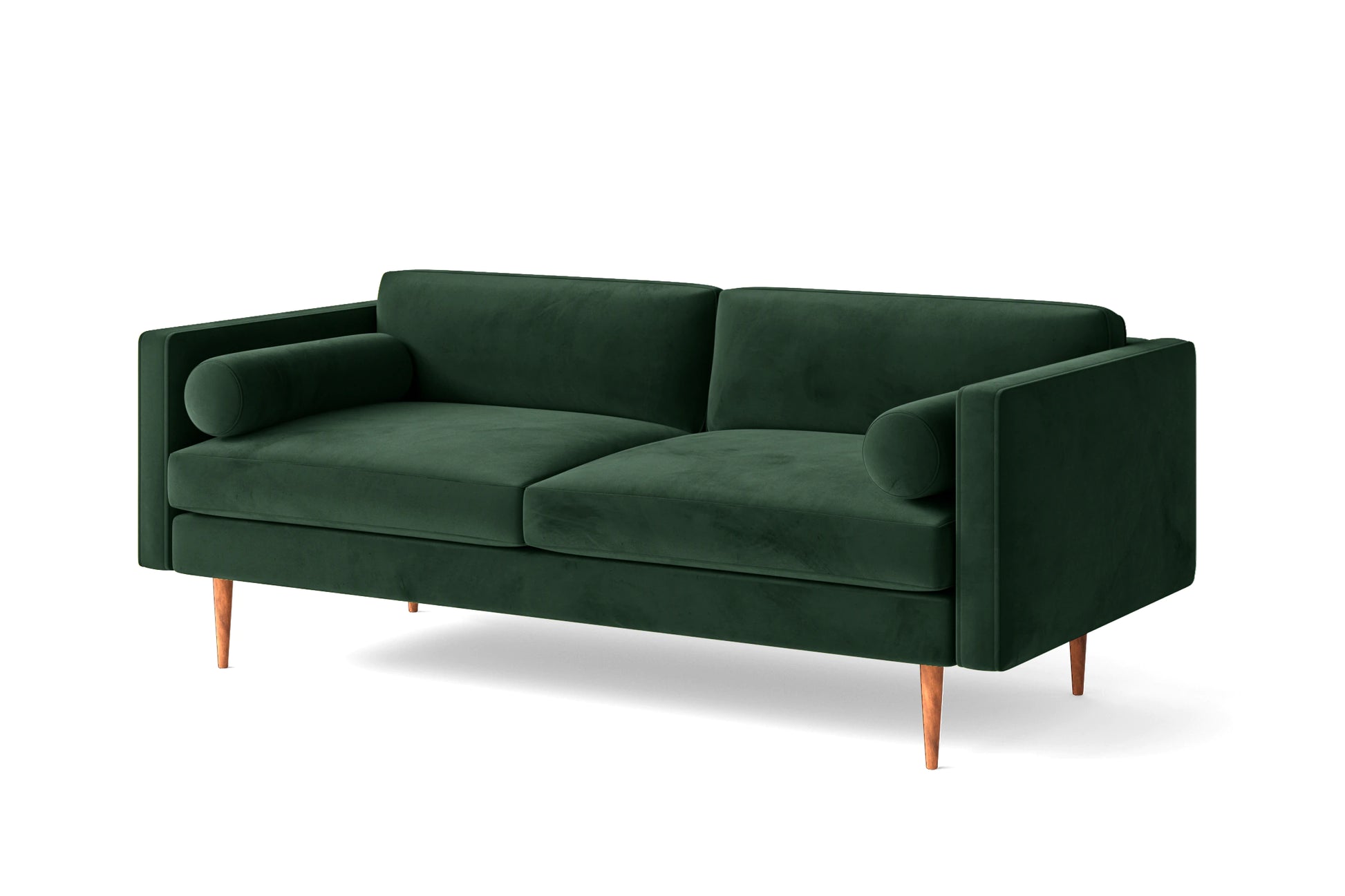 Salerno 2 Seater Sofa Green Velvet