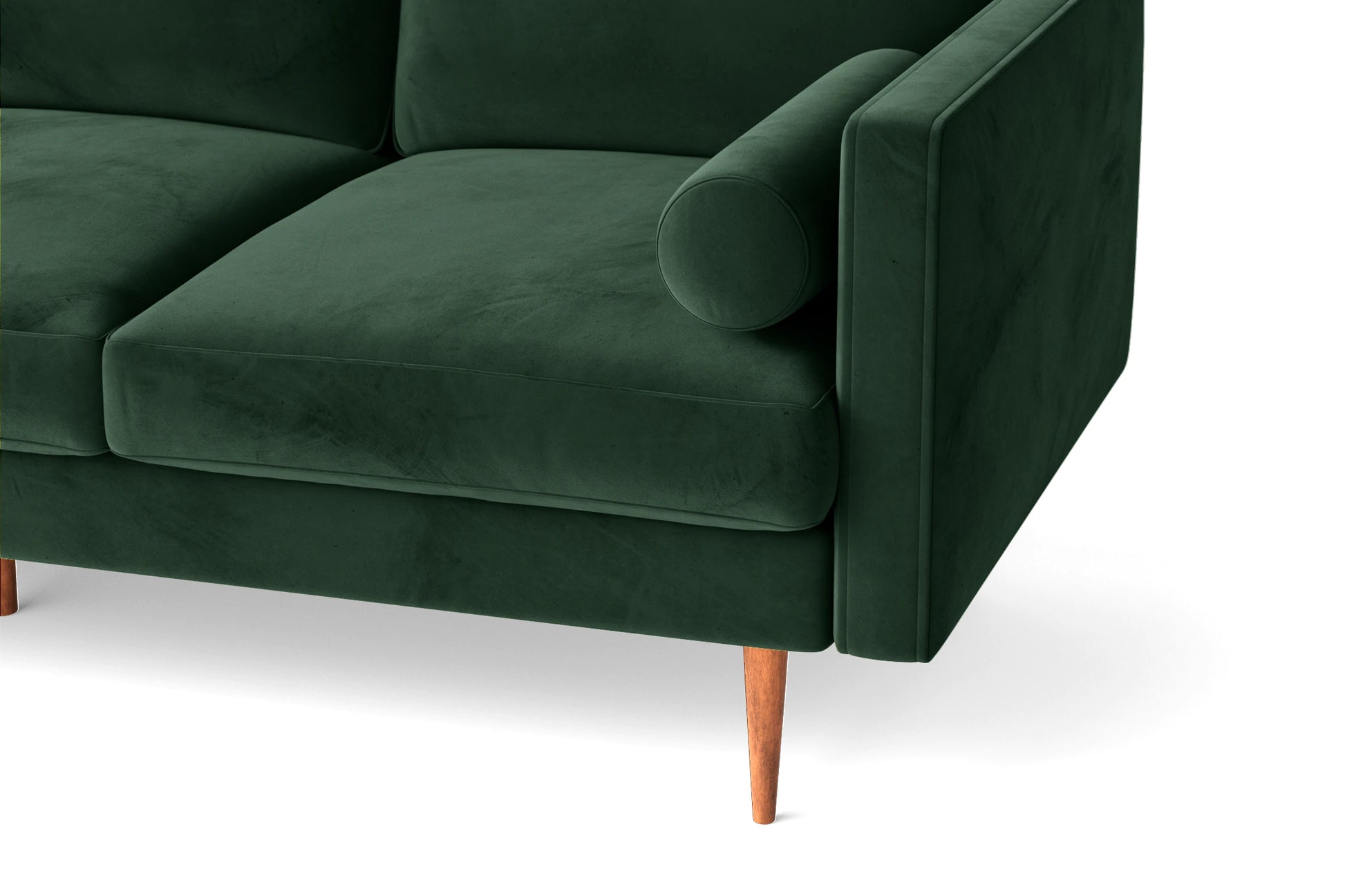 Salerno 2 Seater Sofa Green Velvet