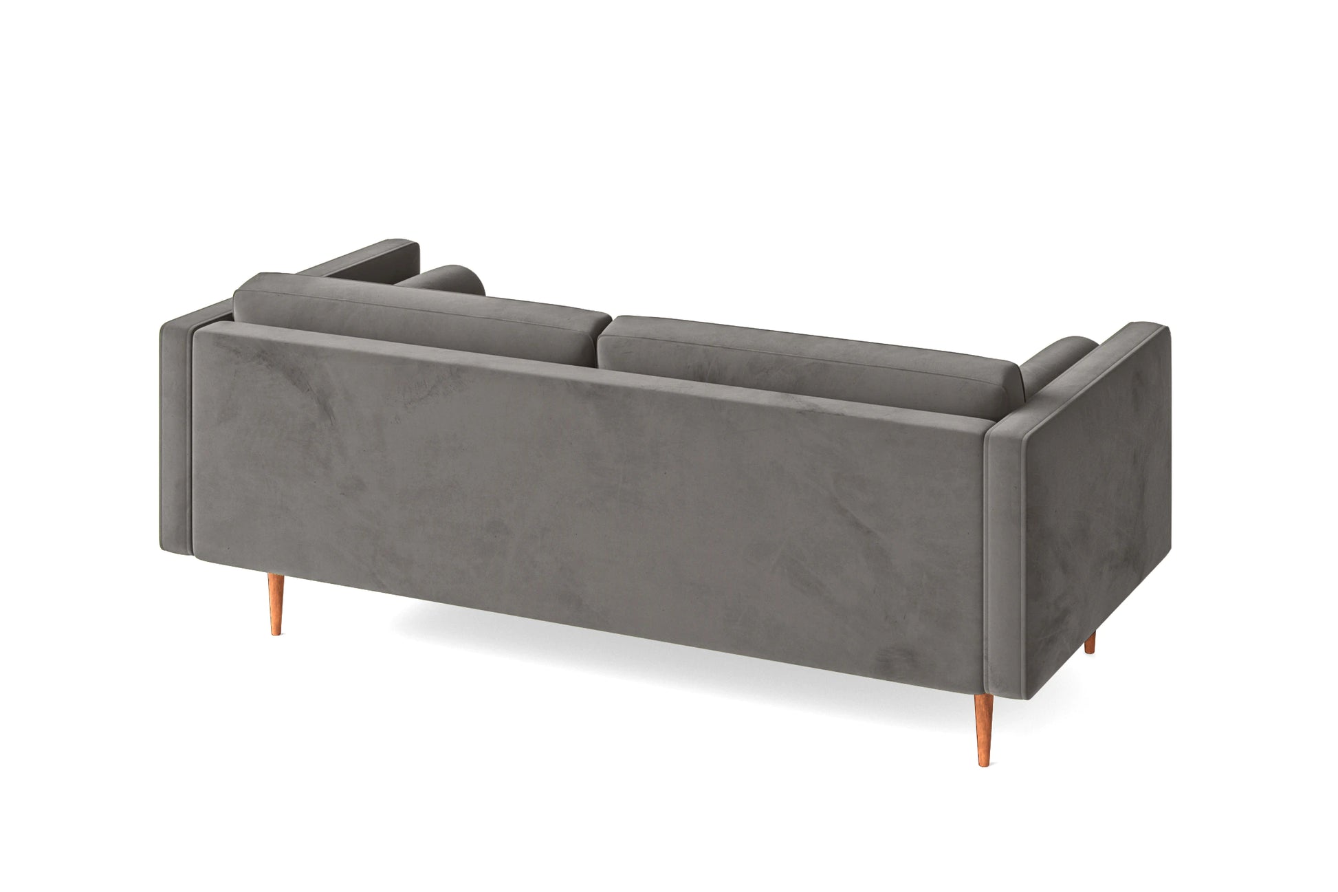 Salerno 2 Seater Sofa Grey Velvet