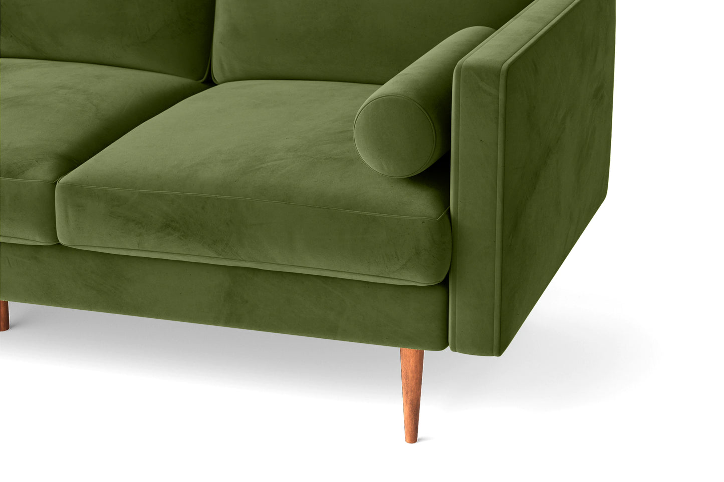 Salerno 2 Seater Sofa Lime Velvet