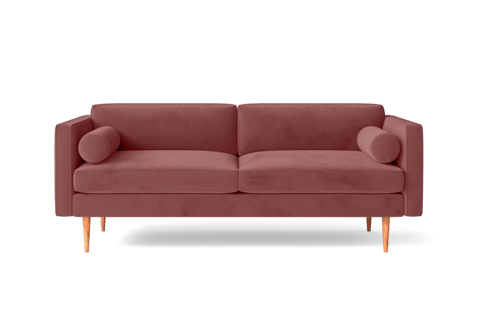 Salerno 2 Seater Sofa Pink Velvet