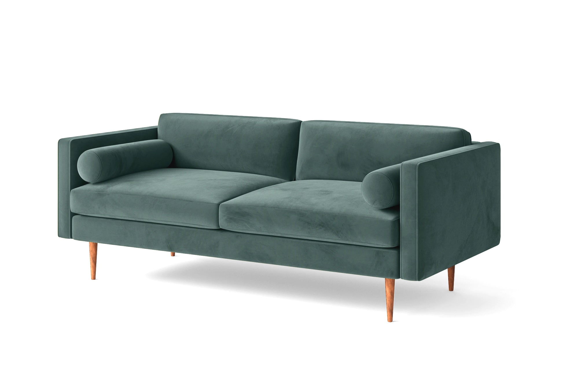 Salerno 2 Seater Sofa Teal Velvet