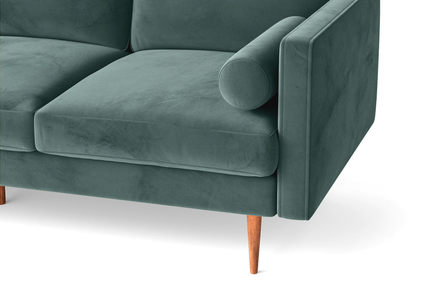 Salerno 2 Seater Sofa Teal Velvet