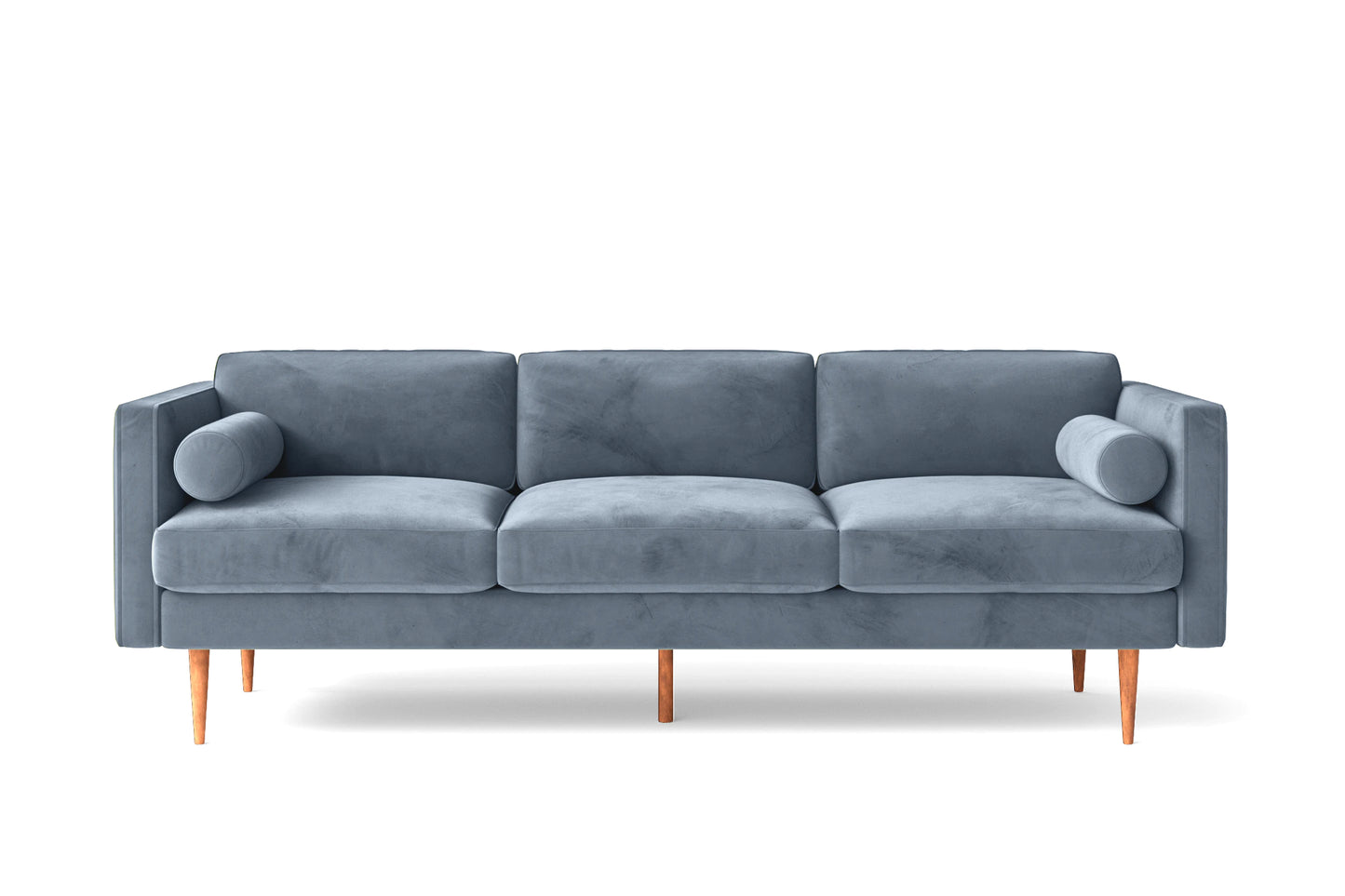 Salerno 3 Seater Sofa Baby Blue Velvet