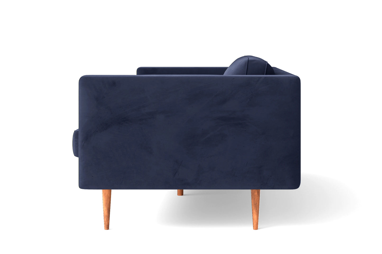 Salerno 3 Seater Sofa Dark Blue Velvet