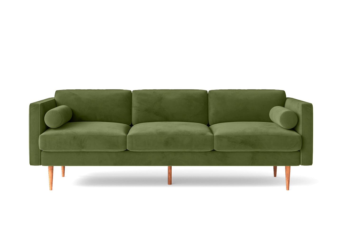 Salerno 3 Seater Sofa Lime Velvet