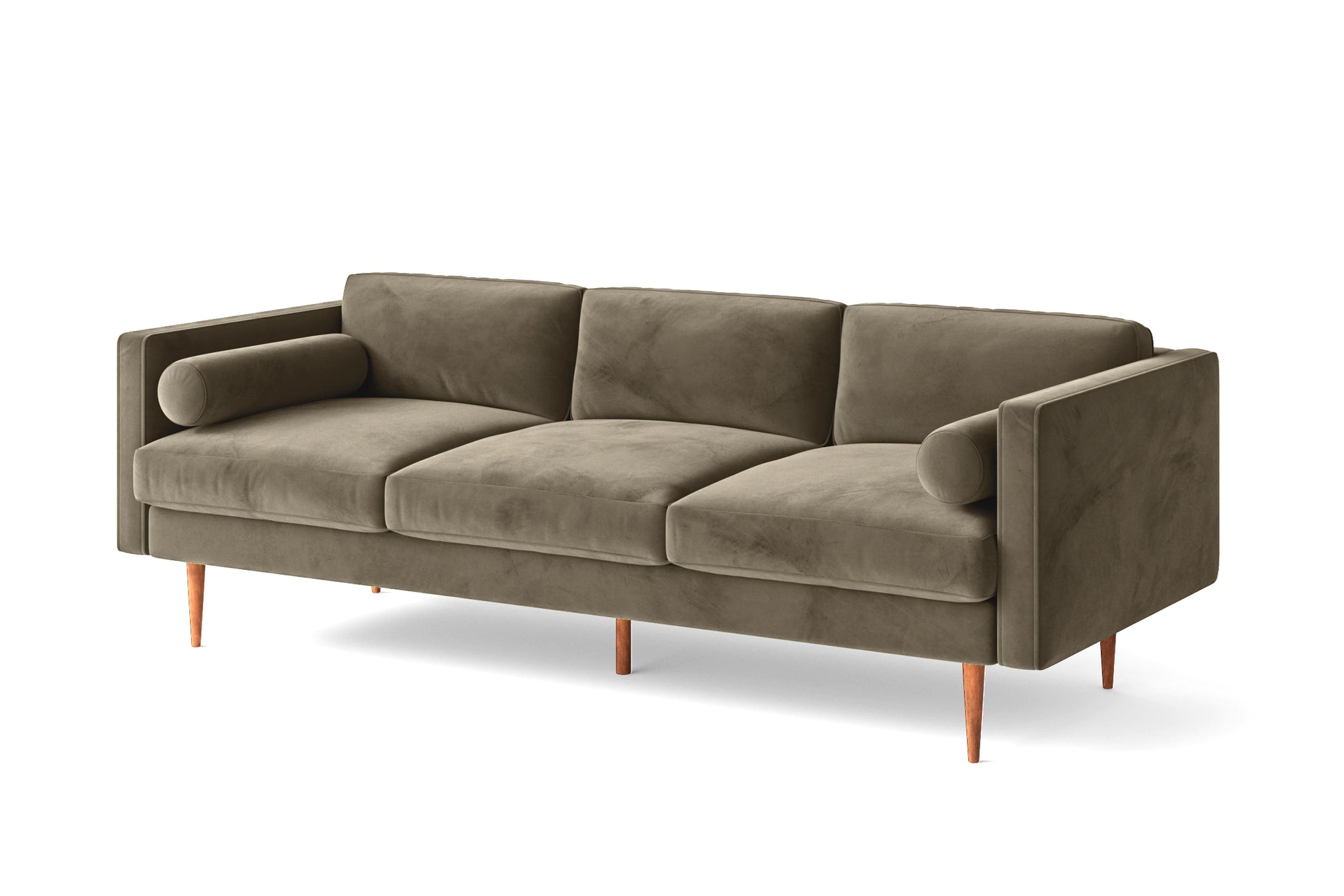 Salerno 3 Seater Sofa Sand Velvet