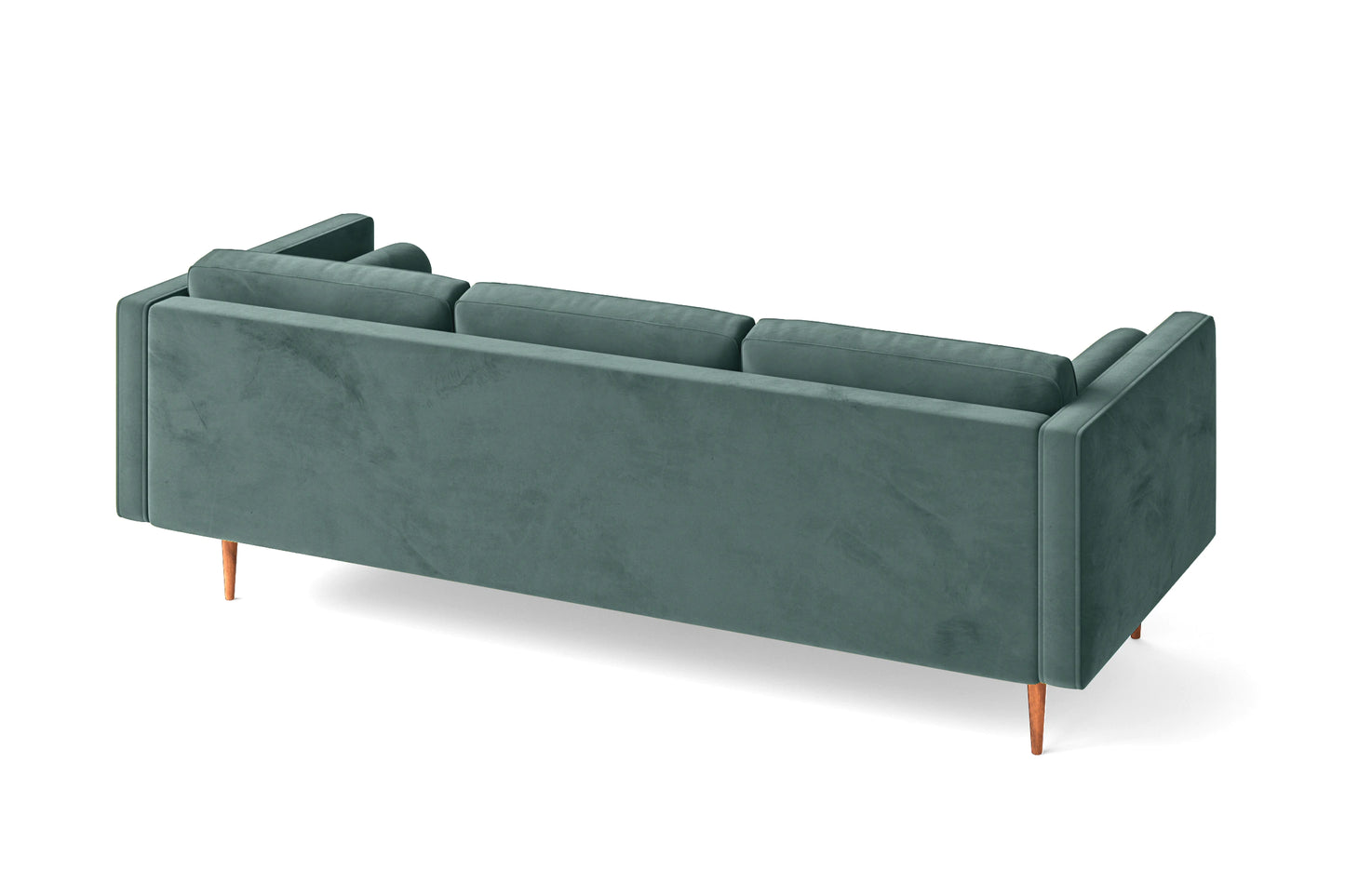 Salerno 3 Seater Sofa Teal Velvet