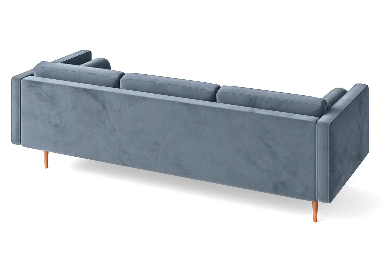 Salerno 4 Seater Sofa Baby Blue Velvet