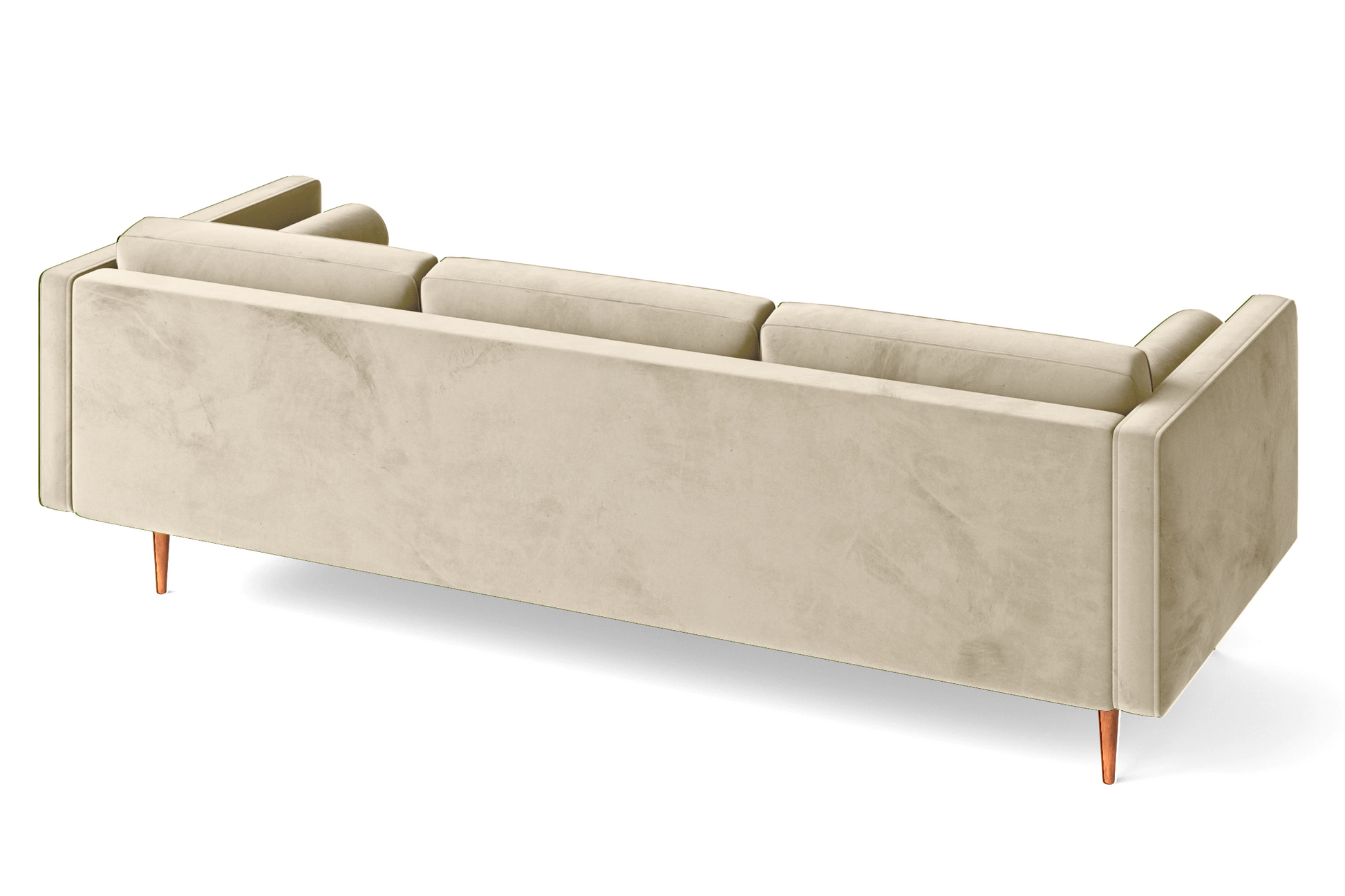 Salerno 4 Seater Sofa Cream Velvet