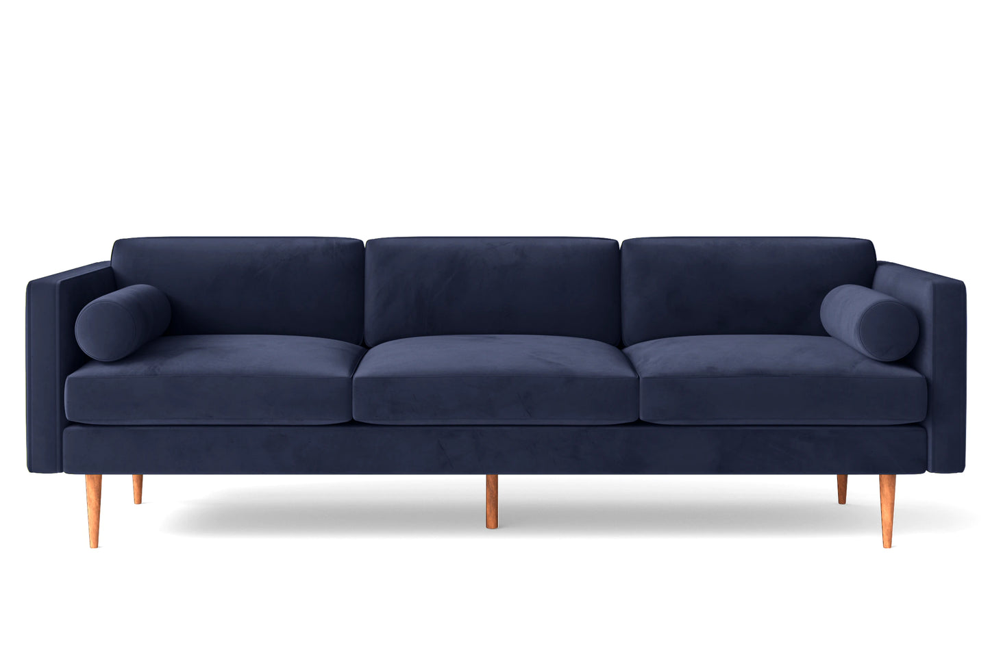 Salerno 4 Seater Sofa Dark Blue Velvet