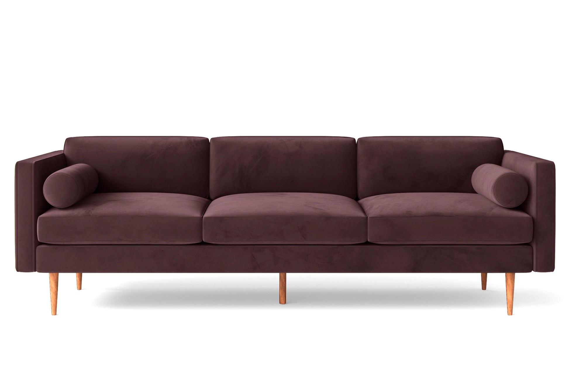 Salerno 4 Seater Sofa Grape Velvet