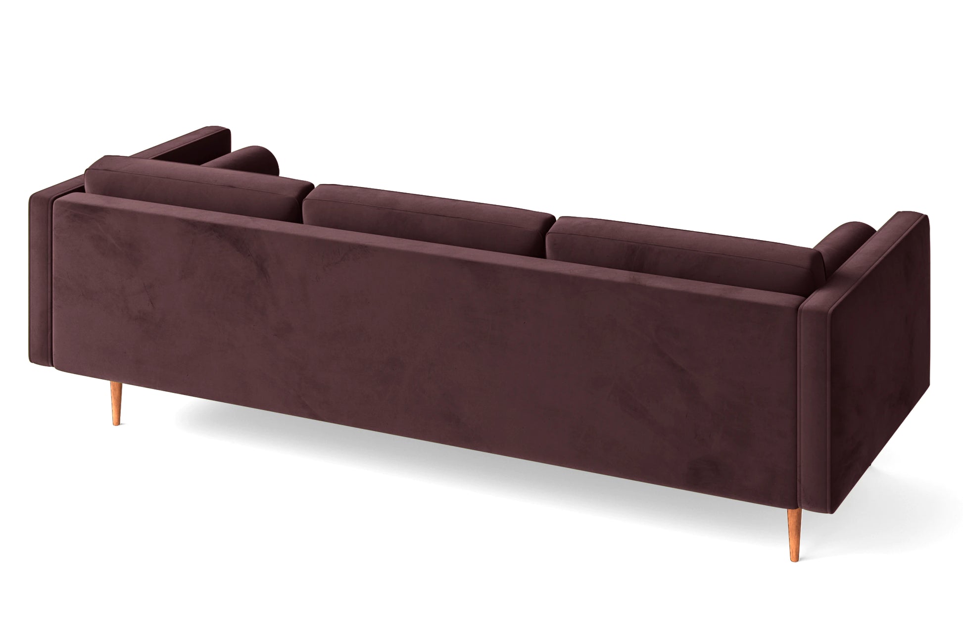 Salerno 4 Seater Sofa Grape Velvet