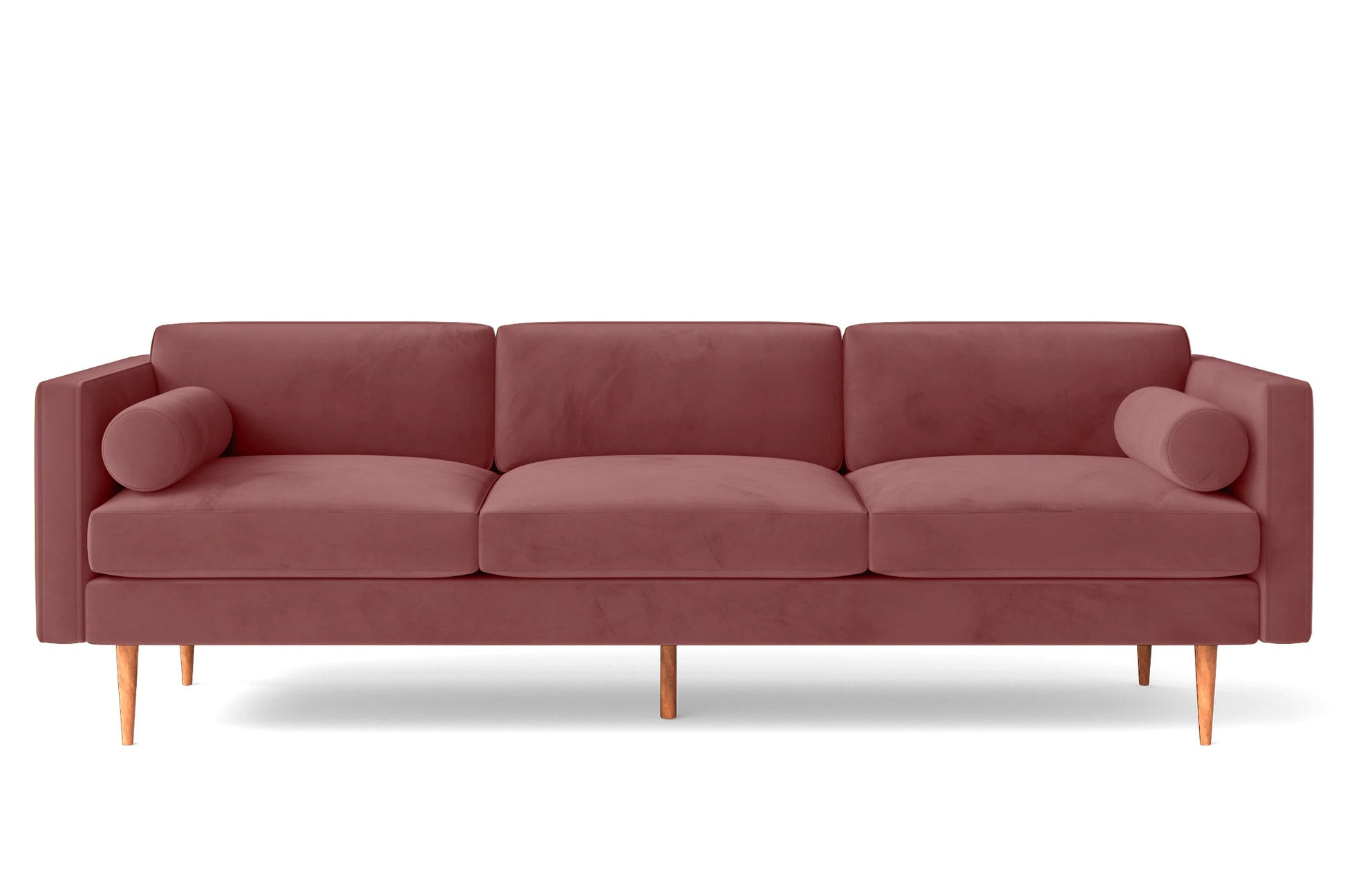 Salerno 4 Seater Sofa Pink Velvet