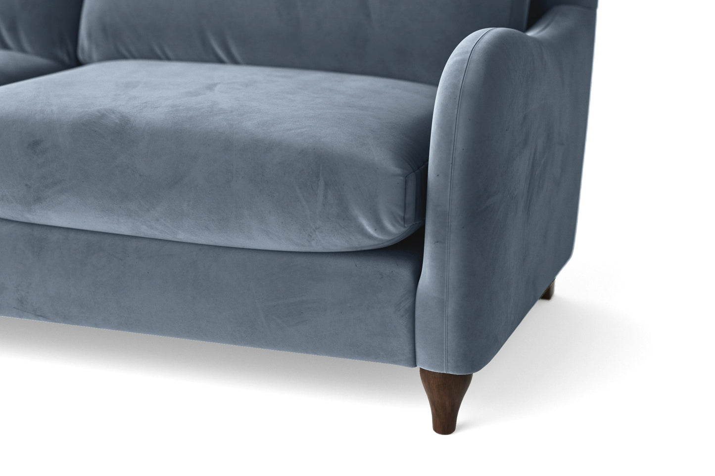 Sallisaw 2 Seater Sofa Baby Blue Velvet