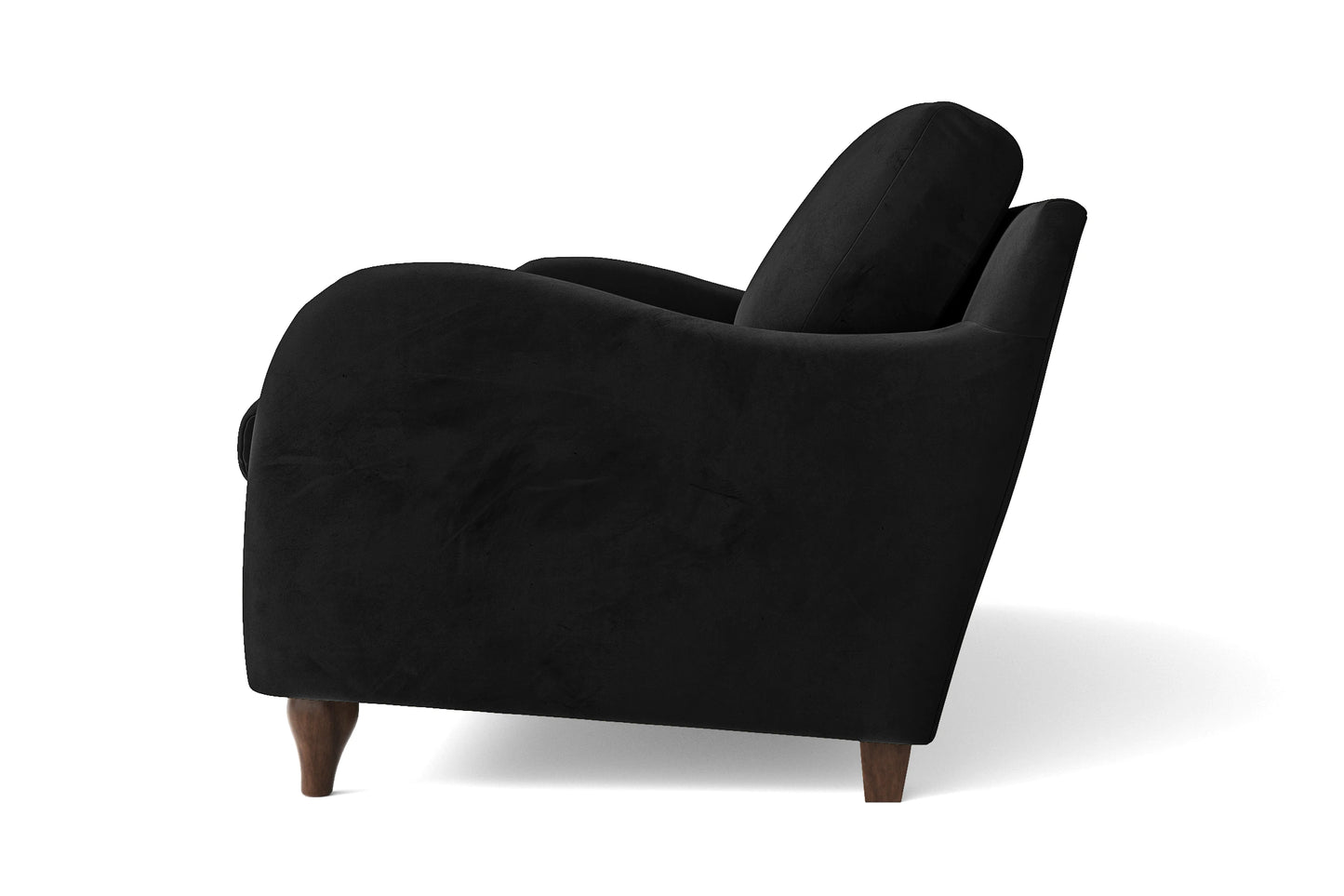 Sallisaw 2 Seater Sofa Black Velvet