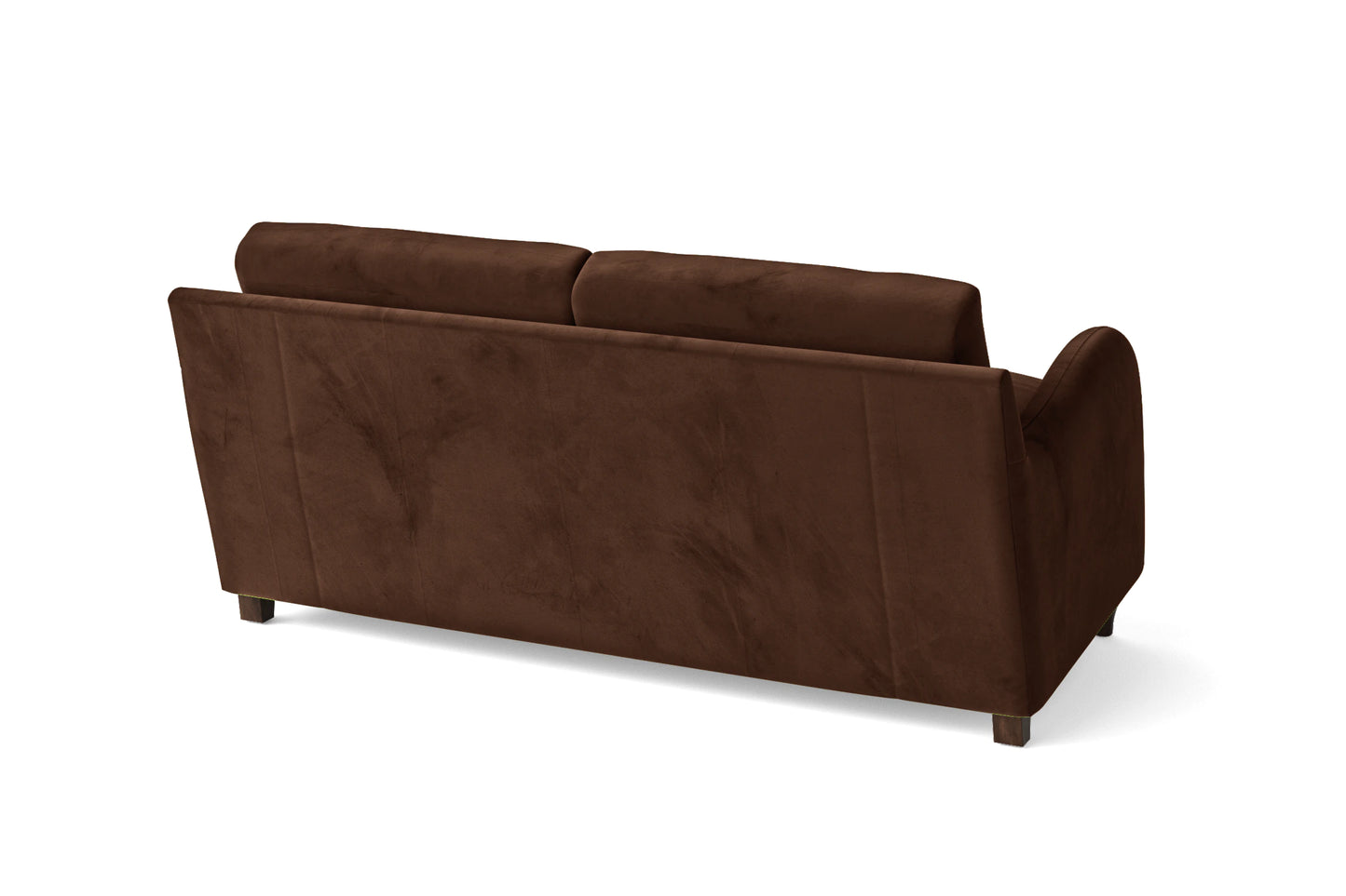 Sallisaw 2 Seater Sofa Coffee Brown Velvet