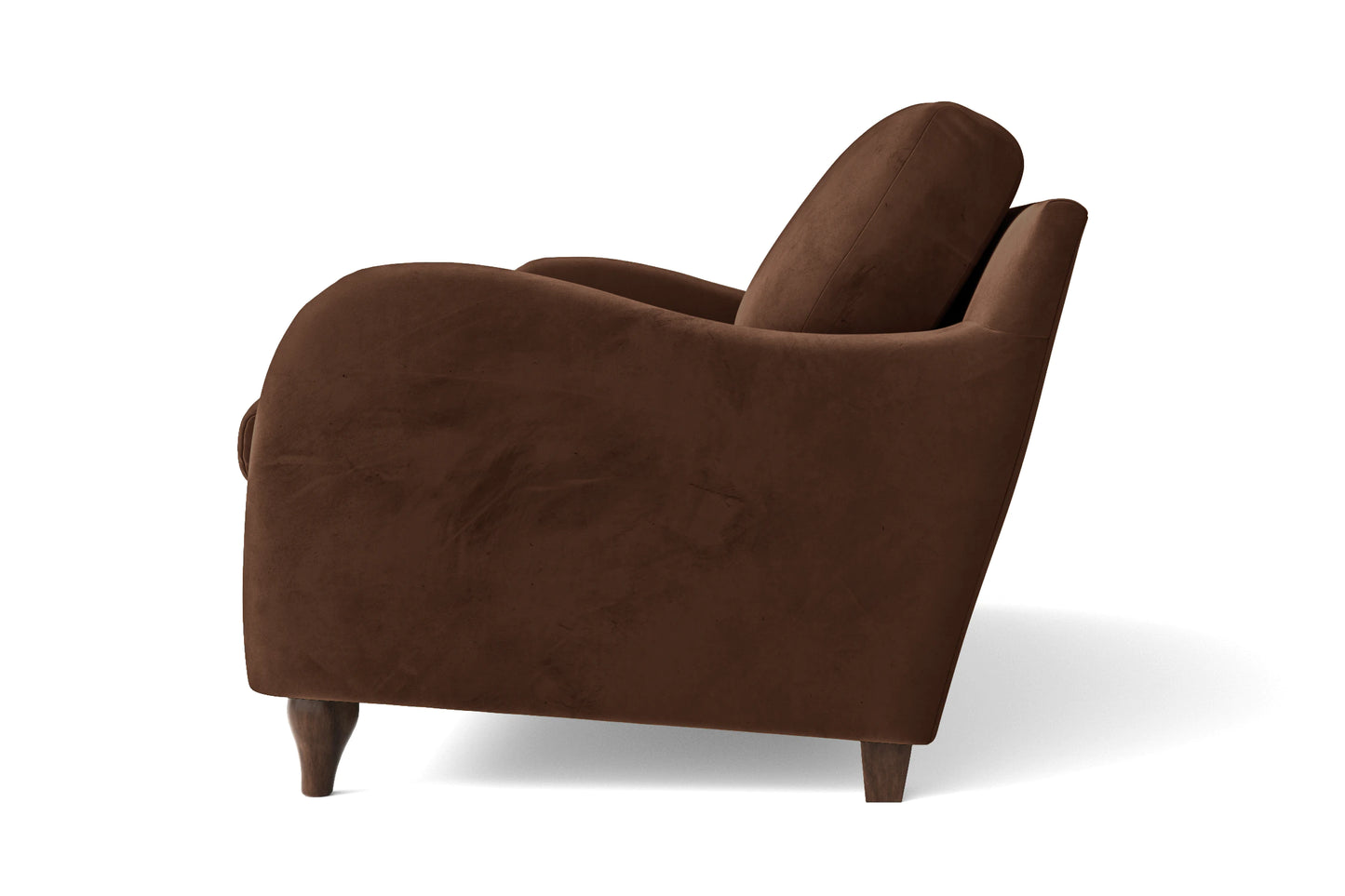 Sallisaw 2 Seater Sofa Coffee Brown Velvet