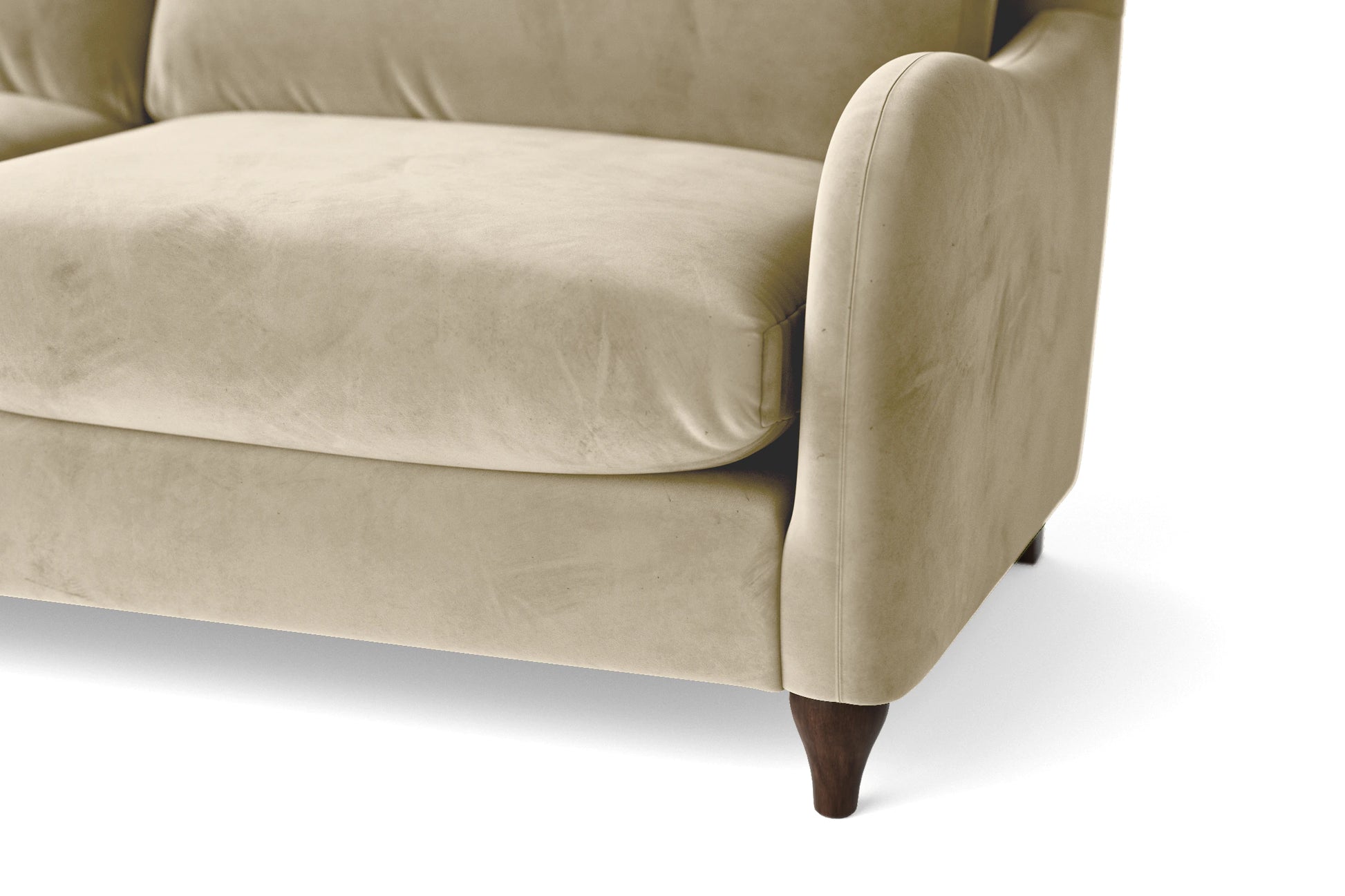 Sallisaw 2 Seater Sofa Cream Velvet