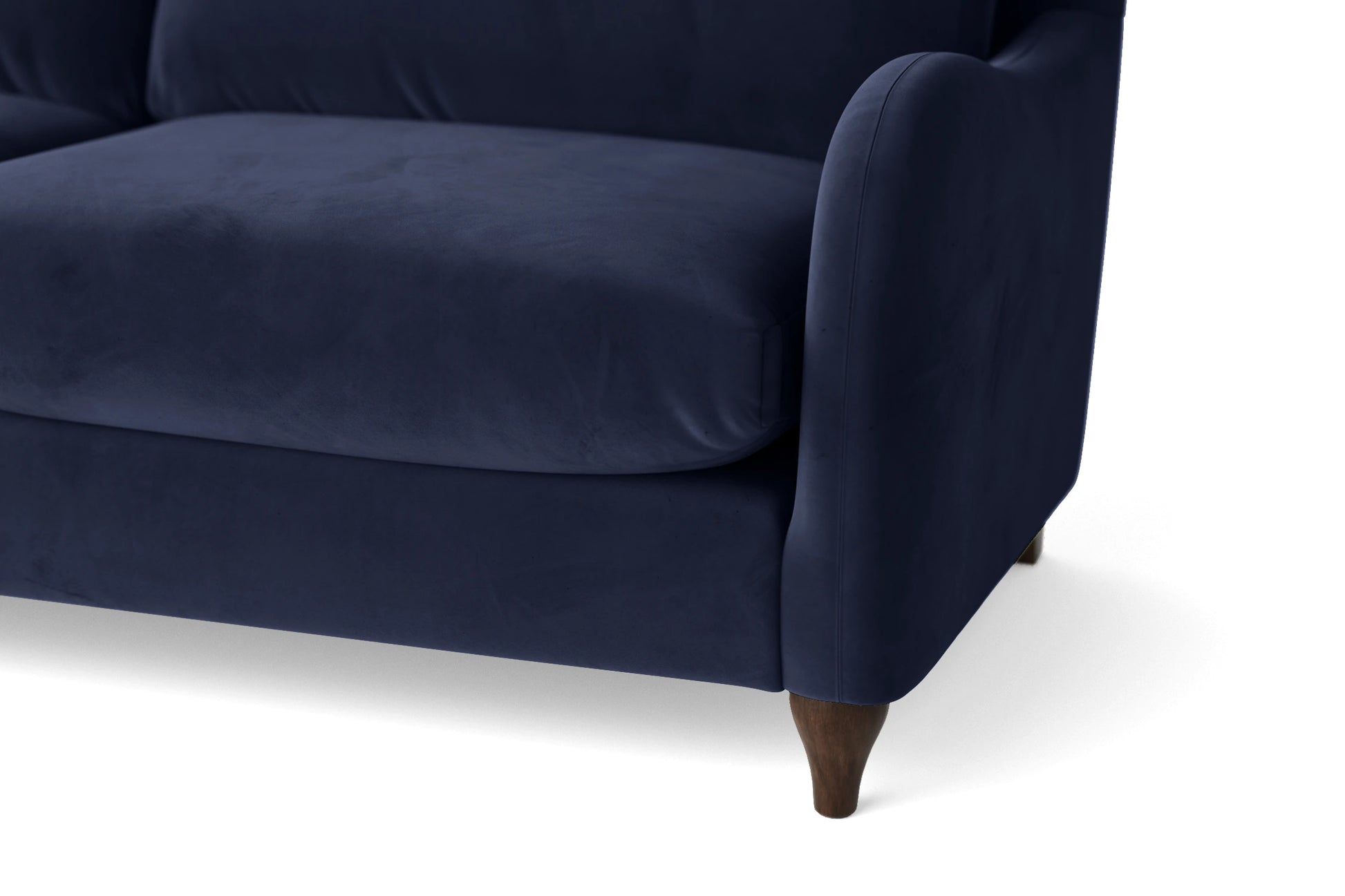 Sallisaw 2 Seater Sofa Dark Blue Velvet