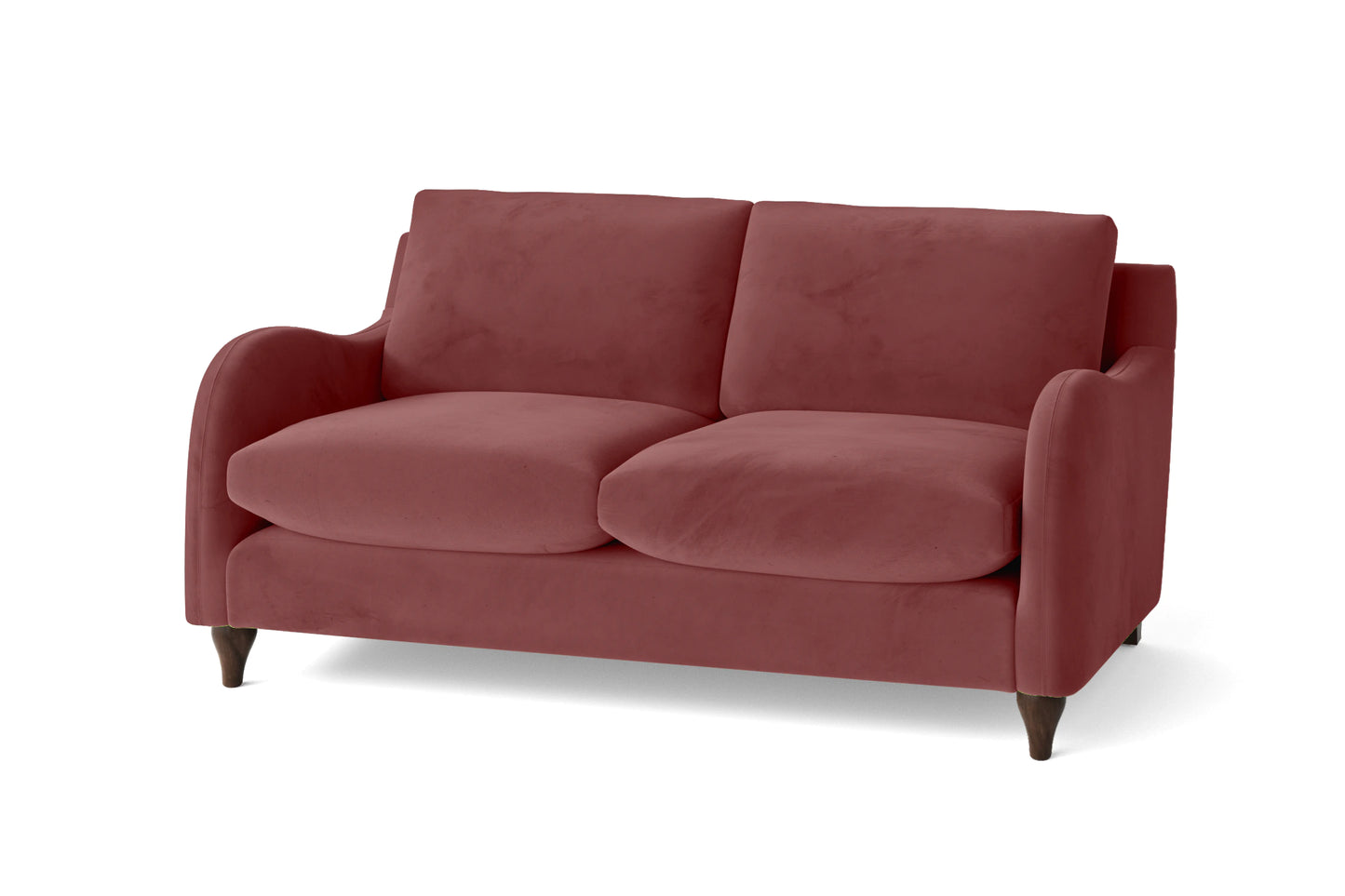 Sallisaw 2 Seater Sofa Pink Velvet