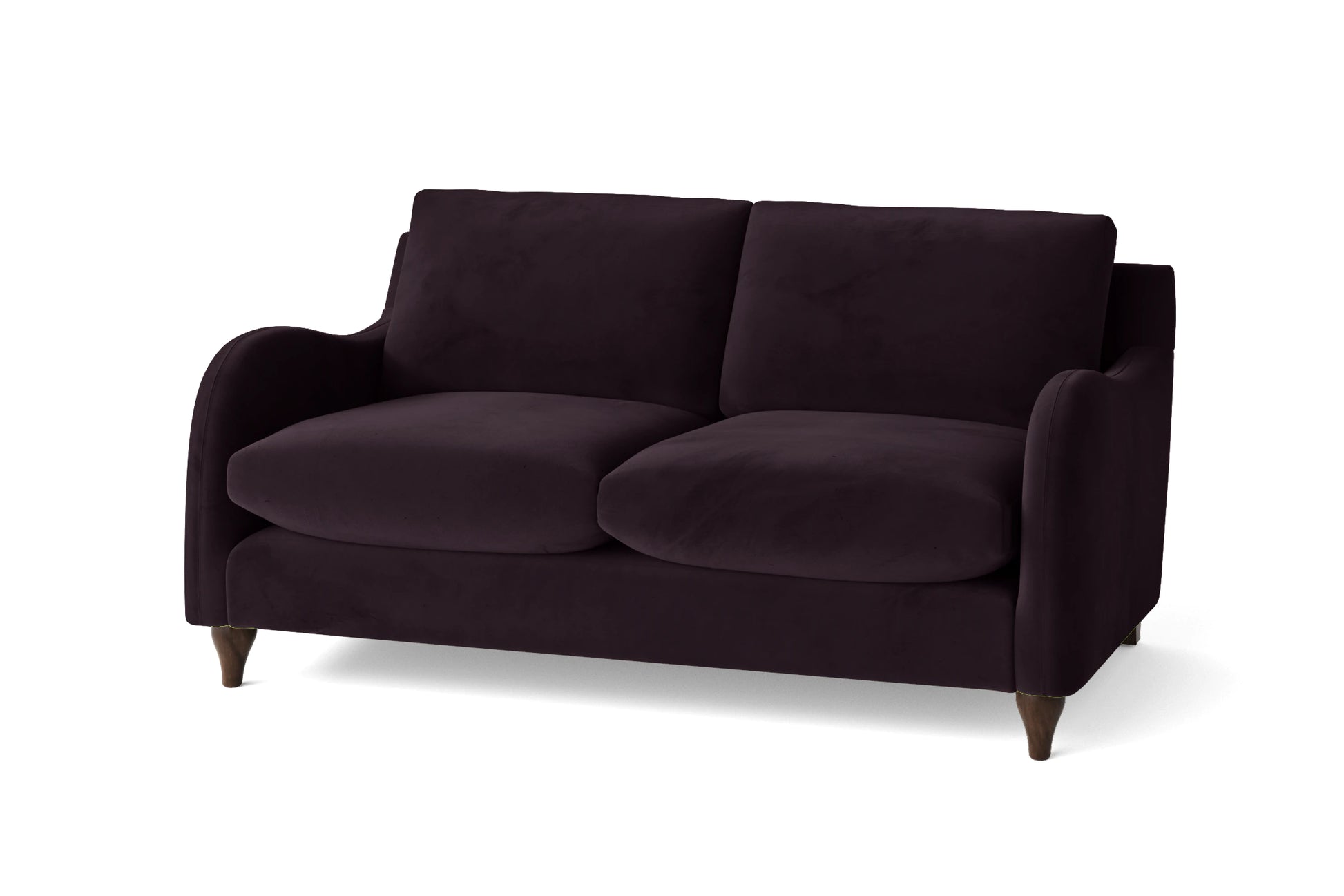 Sallisaw 2 Seater Sofa Purple Velvet