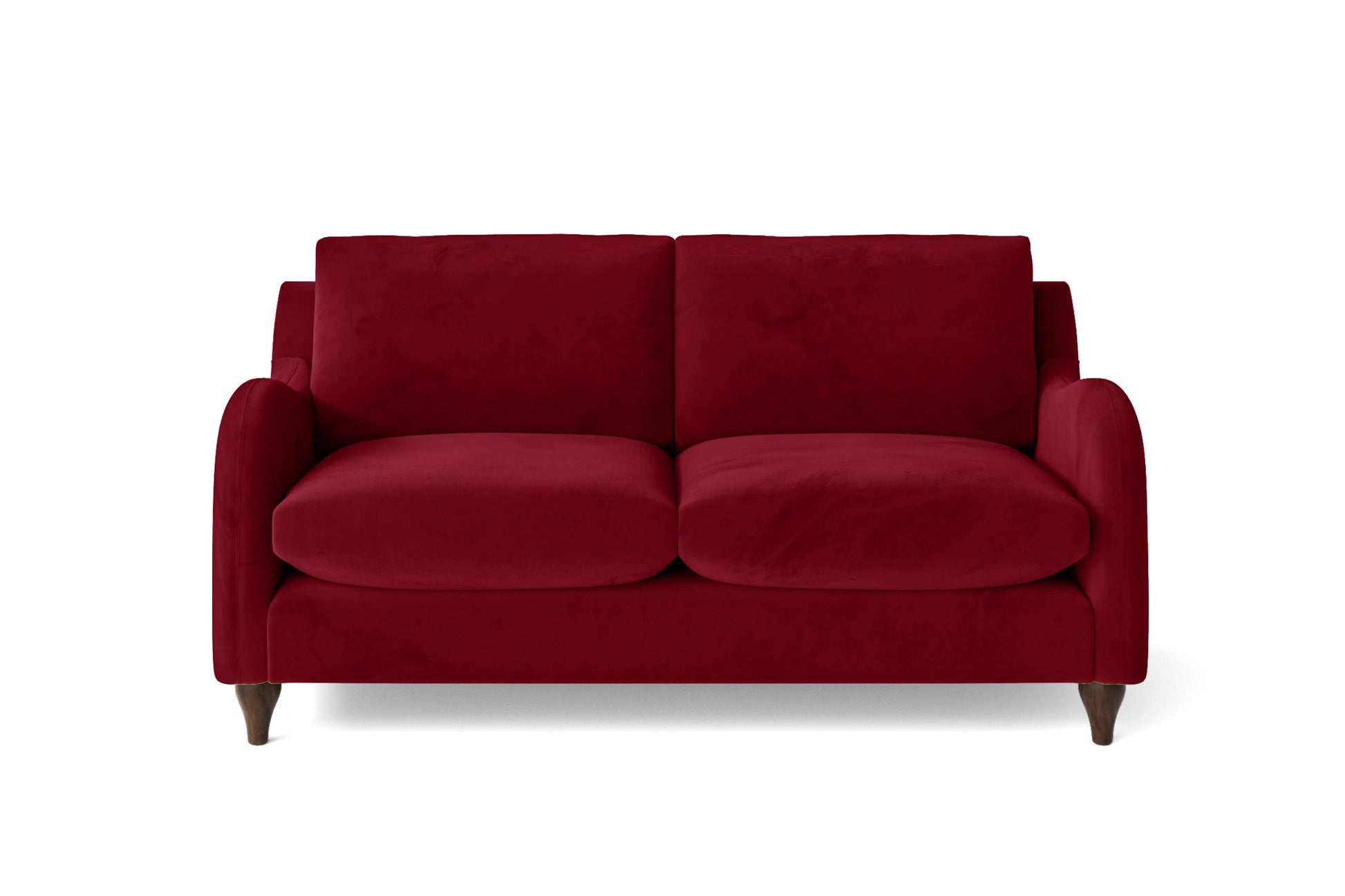 Sallisaw 2 Seater Sofa Red Velvet