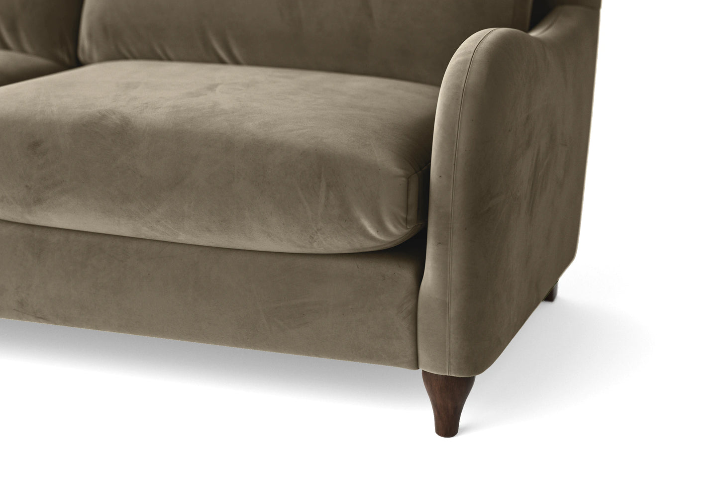 Sallisaw 2 Seater Sofa Sand Velvet