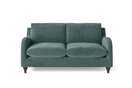 Sallisaw 2 Seater Sofa Teal Velvet