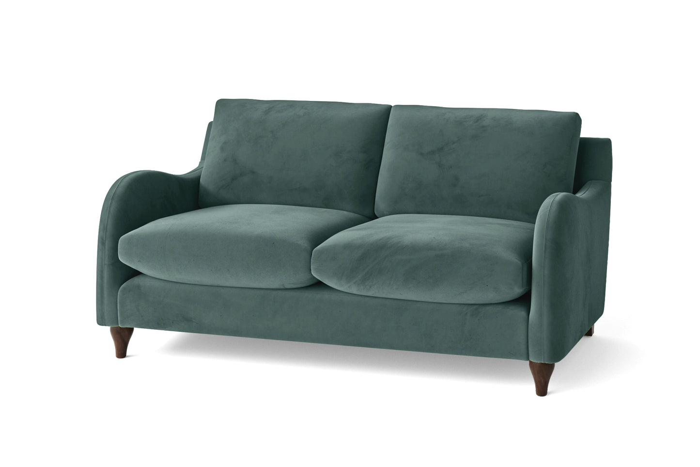 Sallisaw 2 Seater Sofa Teal Velvet