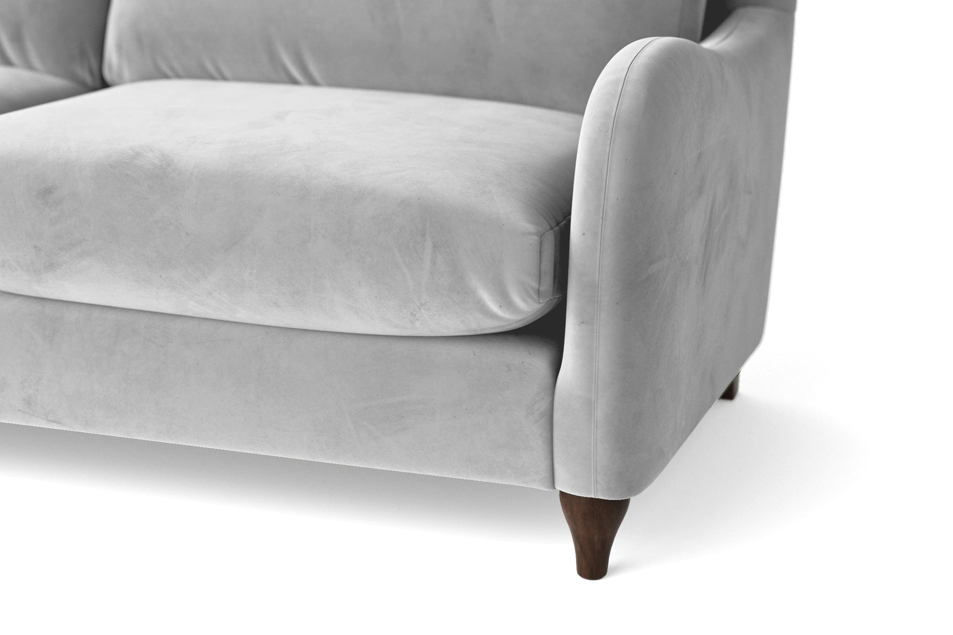 Sallisaw 2 Seater Sofa White Velvet