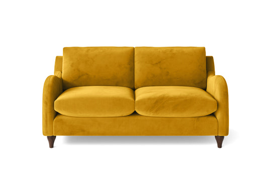 Sallisaw 2 Seater Sofa Yellow Velvet