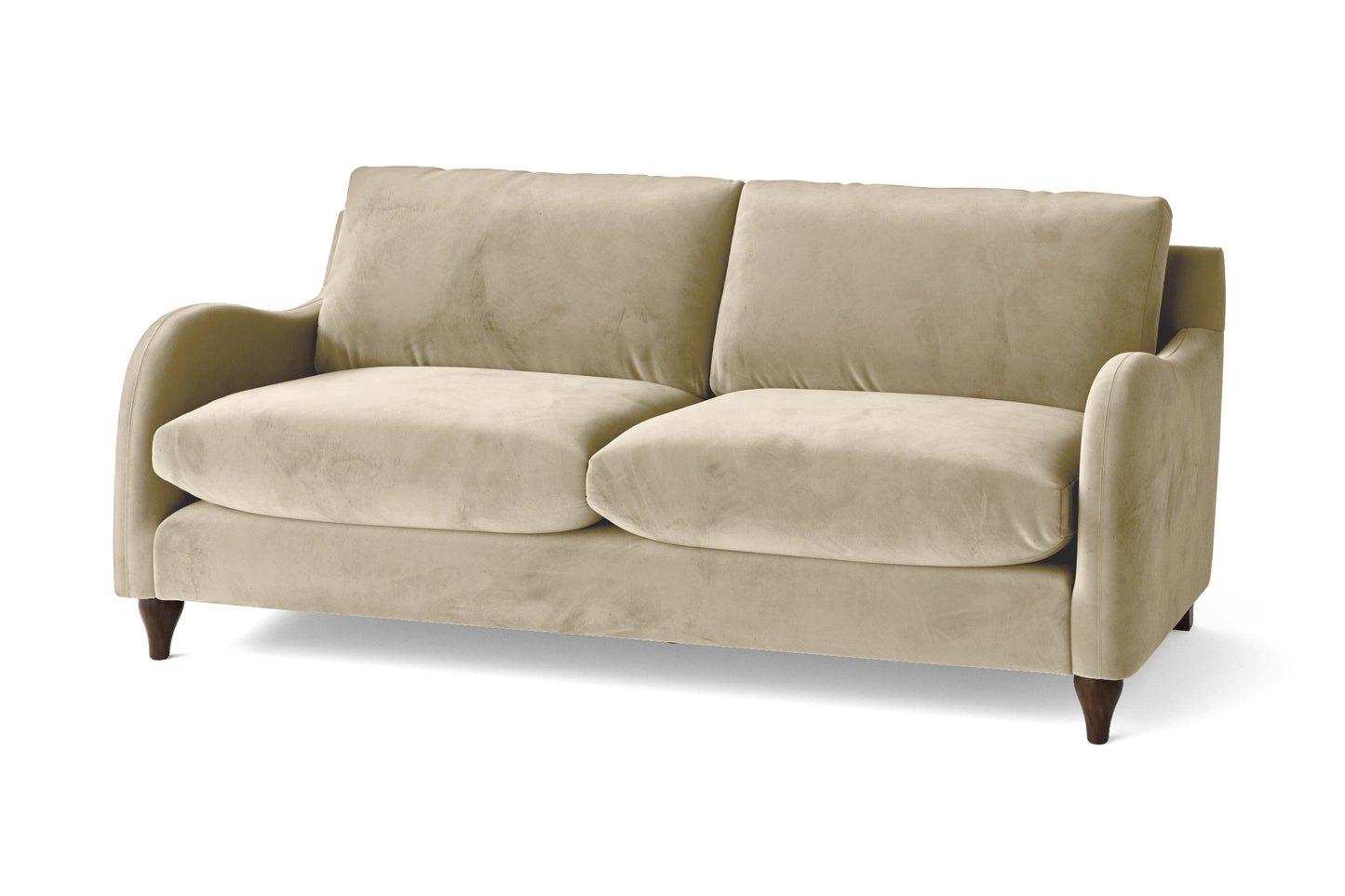 Sallisaw 3 Seater Sofa Cream Velvet