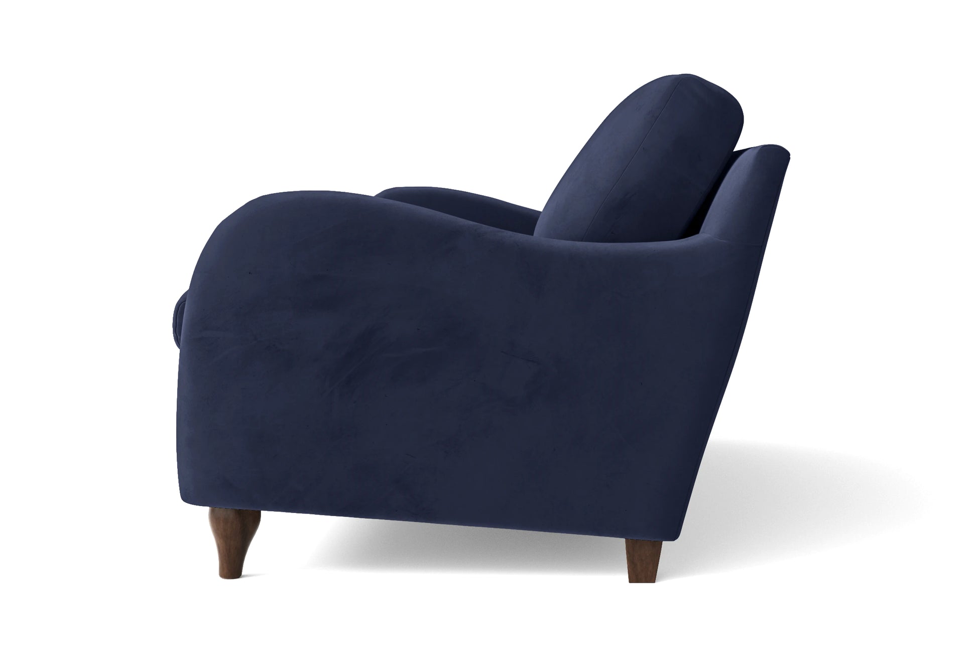 Sallisaw 3 Seater Sofa Dark Blue Velvet