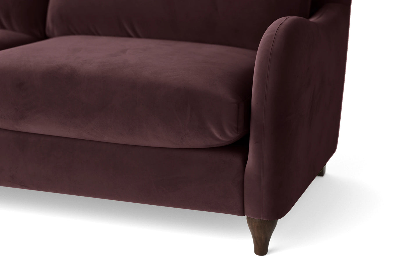 Sallisaw 3 Seater Sofa Grape Velvet