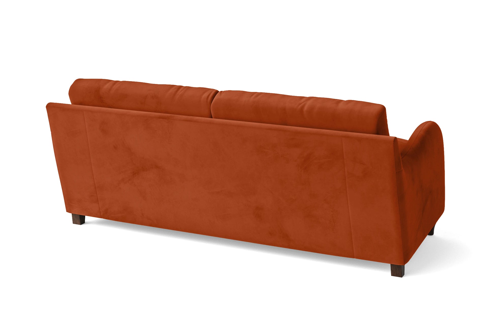 Sallisaw 3 Seater Sofa Orange Velvet