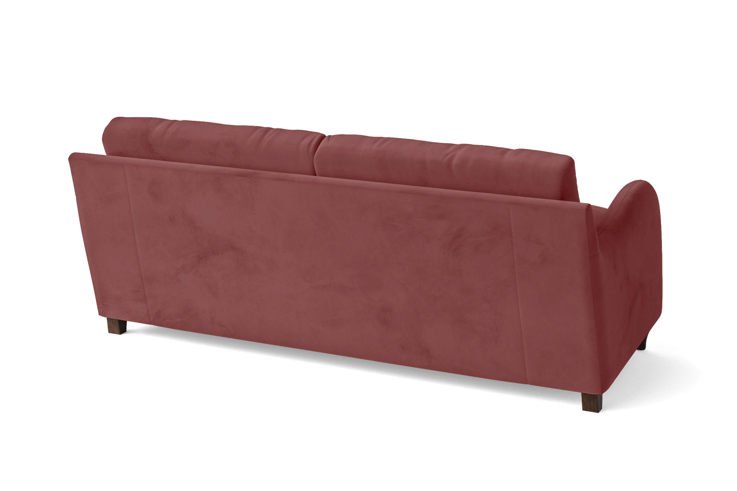 Sallisaw 3 Seater Sofa Pink Velvet