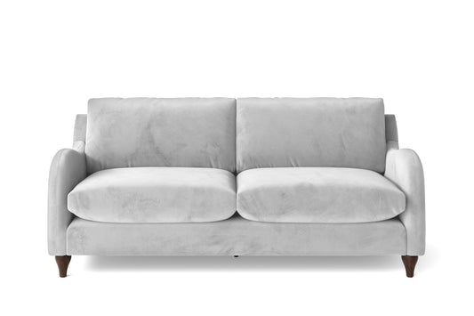 Sallisaw 3 Seater Sofa White Velvet