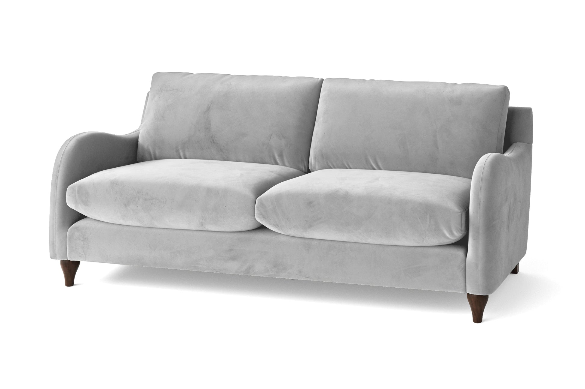 Sallisaw 3 Seater Sofa White Velvet